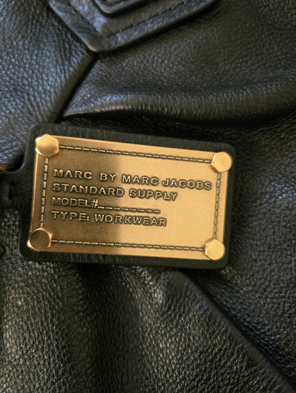 🖤 Marc By Marc Jacobs Classic Q Groovee Satchel Black Leather Crossbody Bag - Picture 9 of 16